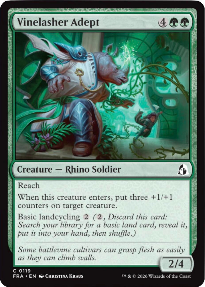 Image for Vinelasher Adept (119) [Reality Fracture] (FRA) - Magic: The Gathering