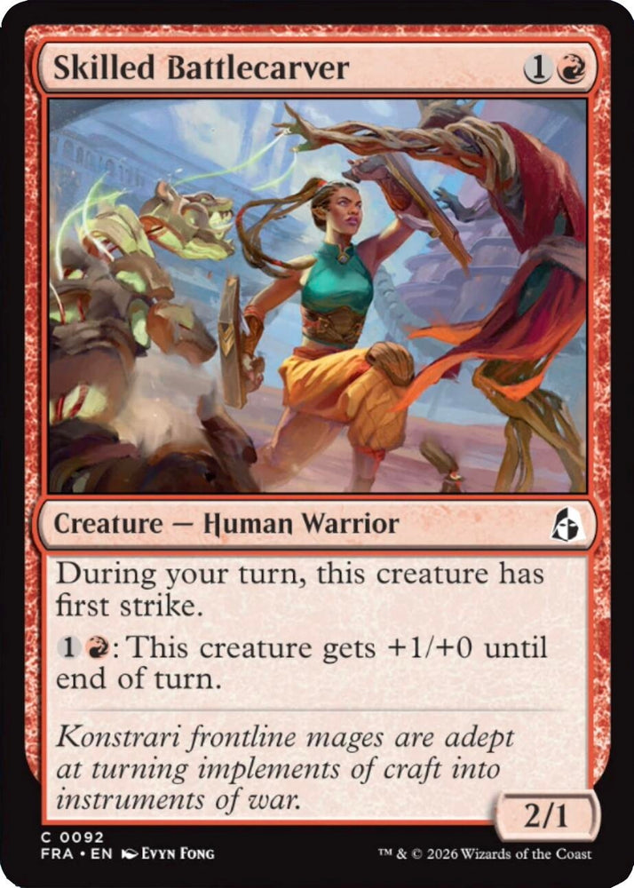 Image for Skilled Battlecarver (92) [Reality Fracture] (FRA) - Magic: The Gathering