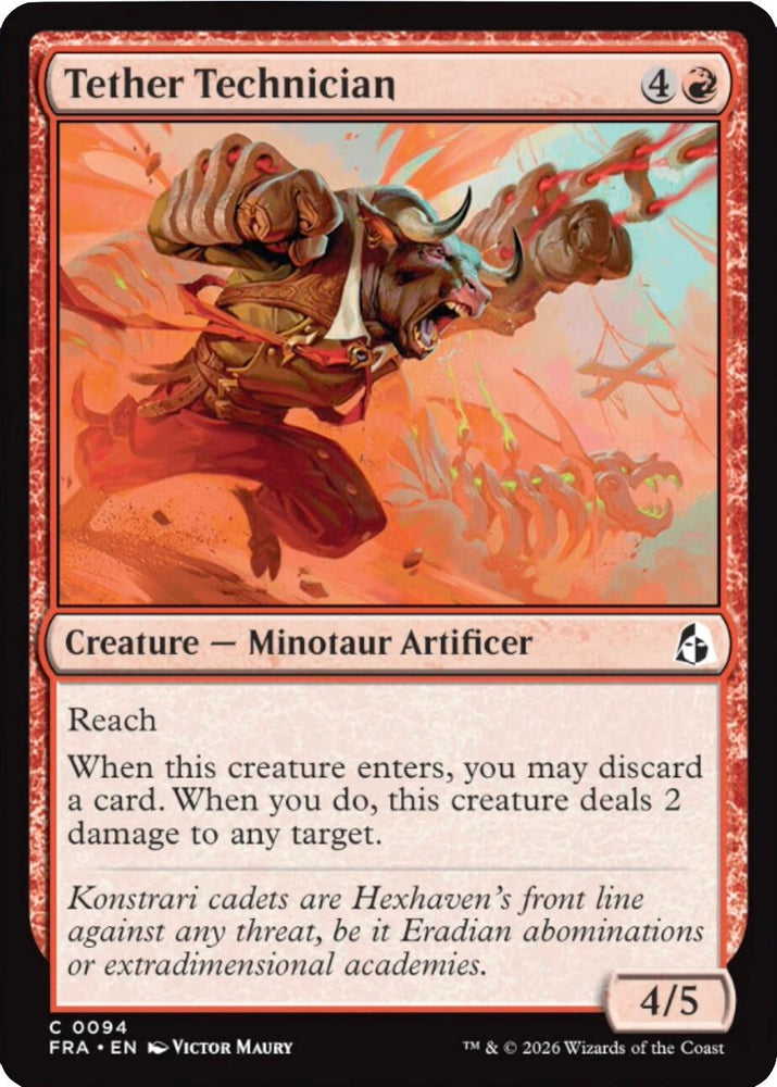 Image for Tether Technician (94) [Reality Fracture] (FRA) - Magic: The Gathering