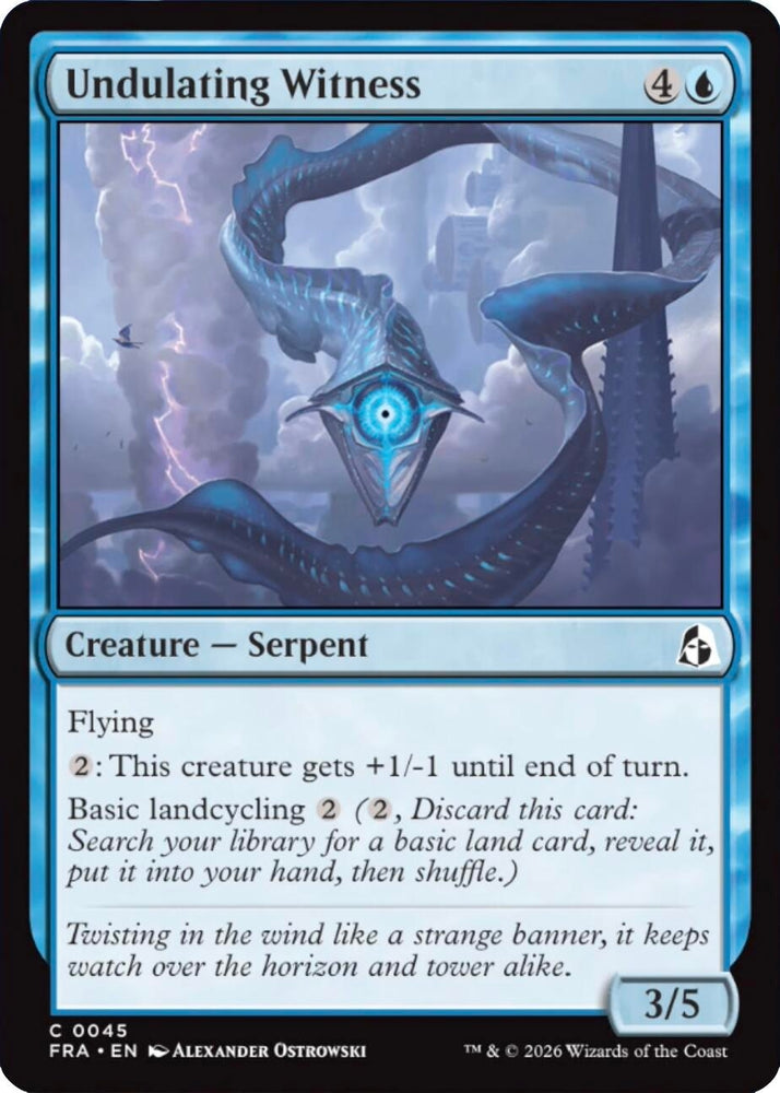 Image for Undulating Witness (45) [Reality Fracture] (FRA) - Magic: The Gathering