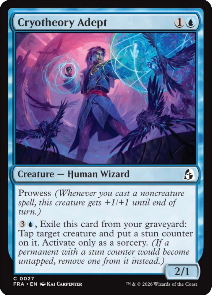 Image for Cryotheory Adept (27) [Reality Fracture] (FRA) - Magic: The Gathering