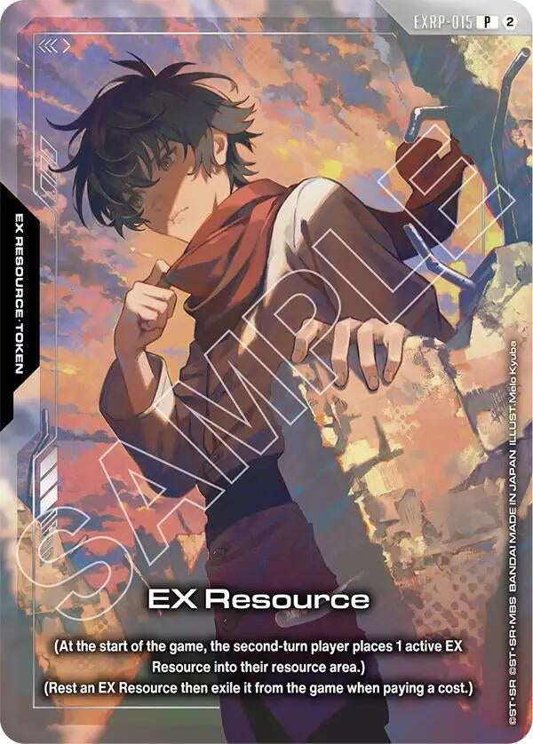 Image for EX Resource (EXRP-015) (Playmat & Card Set - Mobile Suit Gundam 00) [Promotional EX Resource Tokens] (EXRP) - Gundam Card Game