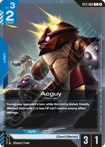 Image for Acguy (ST11-ST14 Release Event) [Gundam Promotional Cards] (GCG-PR) - Gundam Card Game