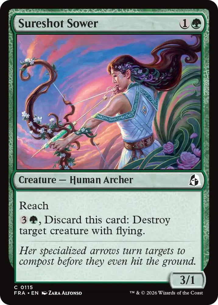 Image for Sureshot Sower (115) [Reality Fracture] (FRA) - Magic: The Gathering