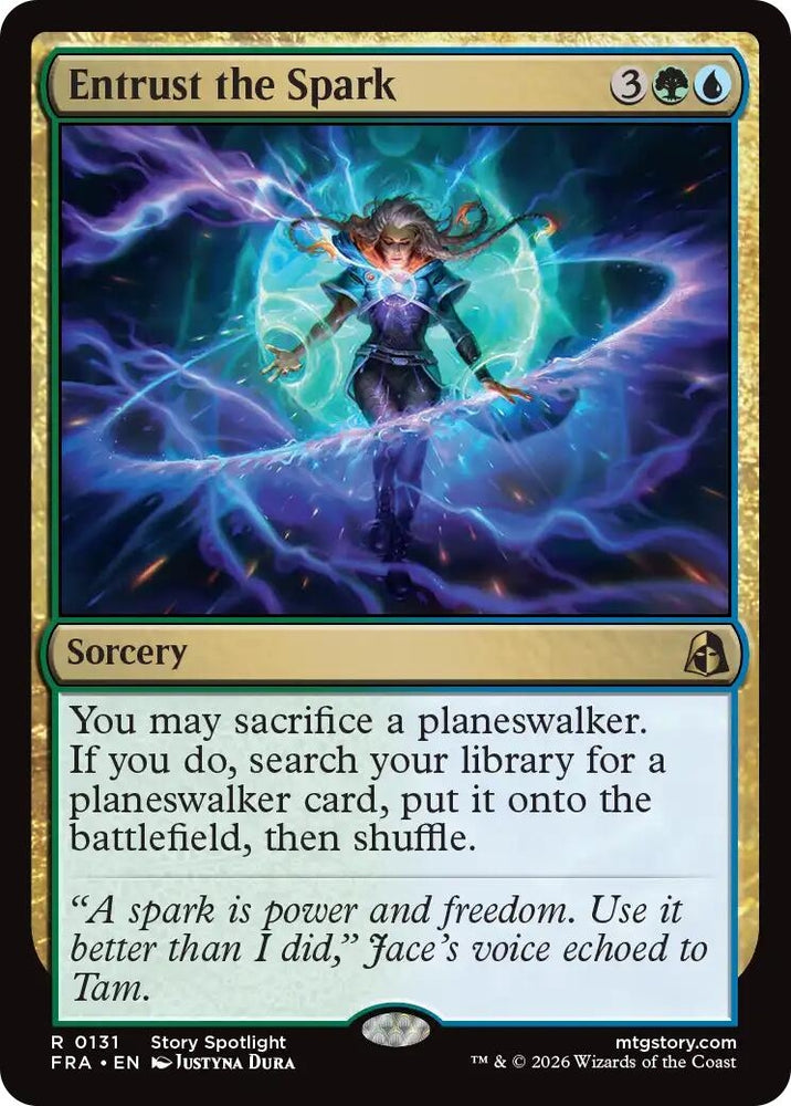 Image for Entrust the Spark (131) [Reality Fracture] (FRA) - Magic: The Gathering