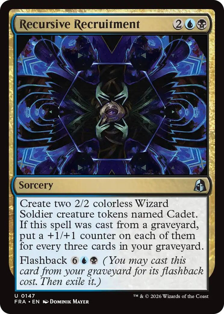 Image for Recursive Recruitment (147) [Reality Fracture] (FRA) - Magic: The Gathering