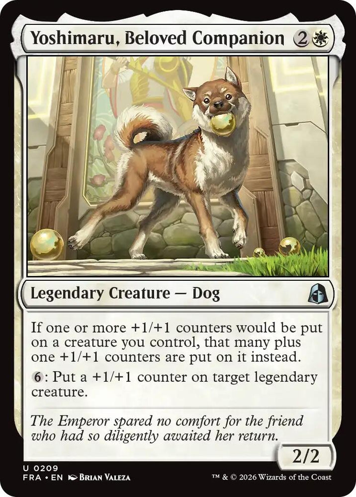 Image for Yoshimaru, Beloved Companion (209) [Reality Fracture] (FRA) - Magic: The Gathering