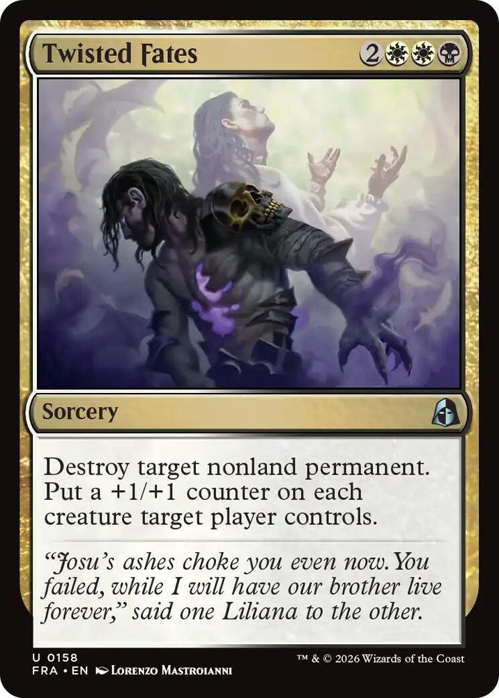 Image for Twisted Fates (158) [Reality Fracture] (FRA) - Magic: The Gathering