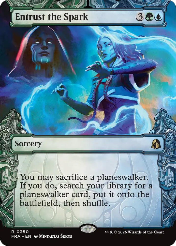 Image for Entrust the Spark (Showcase) (350) [Reality Fracture] (FRA) - Magic: The Gathering
