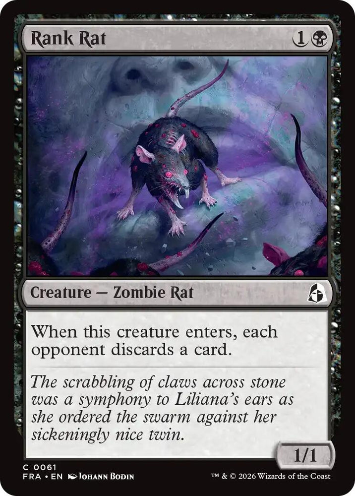 Image for Rank Rat (61) [Reality Fracture] (FRA) - Magic: The Gathering