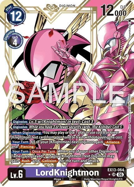 Image for LordKnightmon (Alternate Art) [Chivalrous XIII] (EX-13) - Digimon Card Game