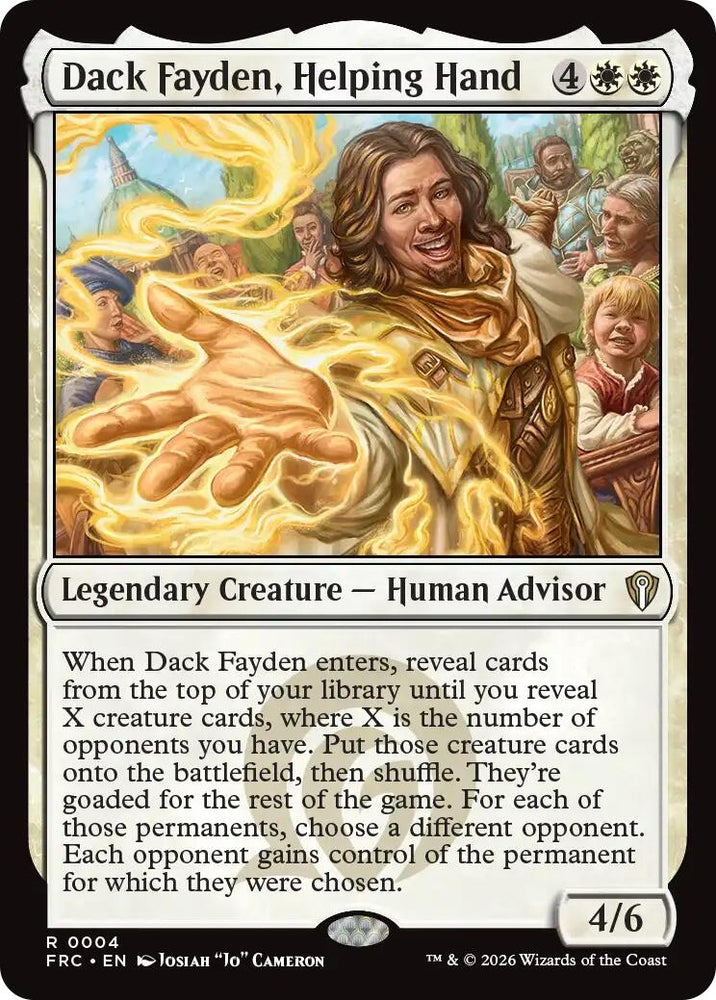 Image for Dack Fayden, Helping Hand [Commander: Reality Fracture] (FRC) - Magic: The Gathering