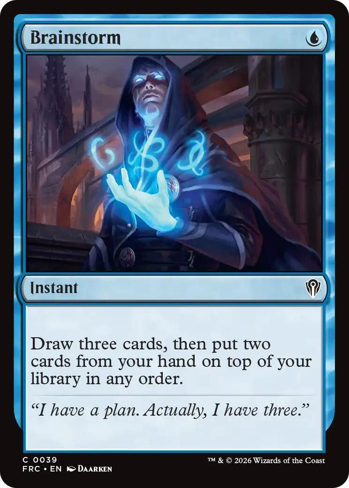 Image for Brainstorm [Commander: Reality Fracture] (FRC) - Magic: The Gathering