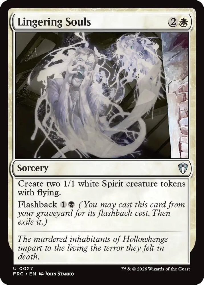 Image for Lingering Souls [Commander: Reality Fracture] (FRC) - Magic: The Gathering