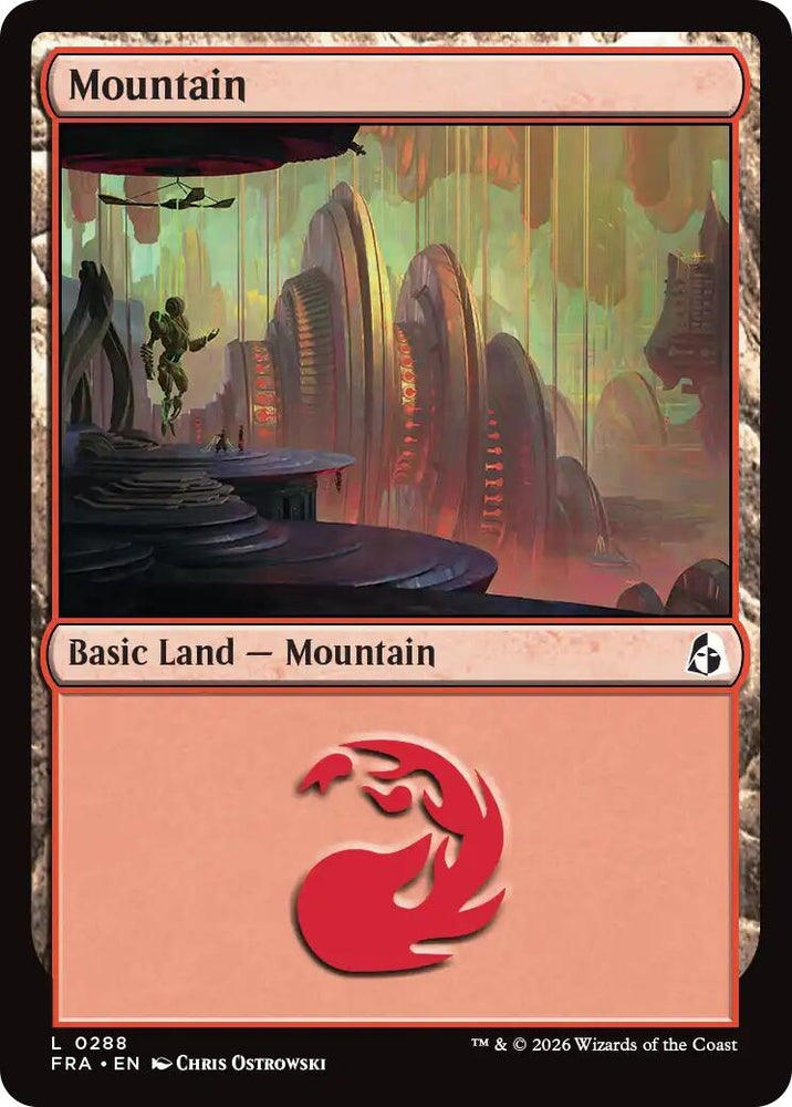 Image for Mountain (0288) (288) [Reality Fracture] (FRA) - Magic: The Gathering