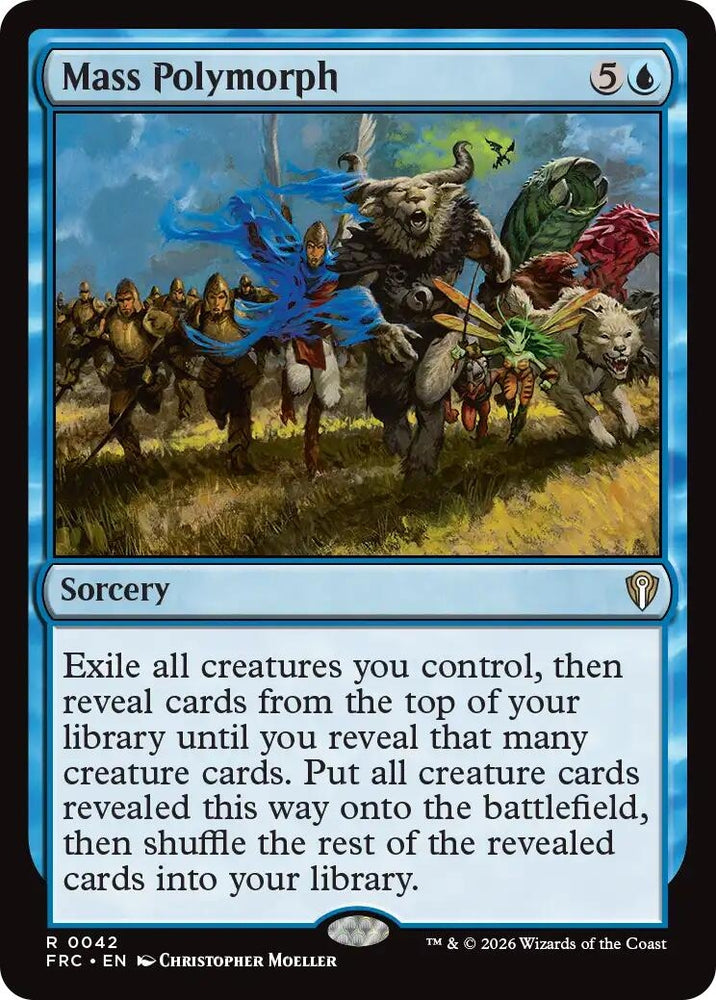 Image for Mass Polymorph [Commander: Reality Fracture] (FRC) - Magic: The Gathering