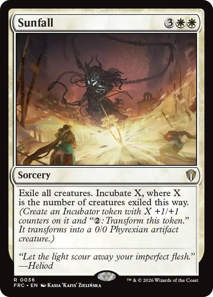 Image for Sunfall [Commander: Reality Fracture] (FRC) - Magic: The Gathering