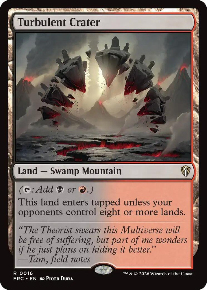 Image for Turbulent Crater [Commander: Reality Fracture] (FRC) - Magic: The Gathering