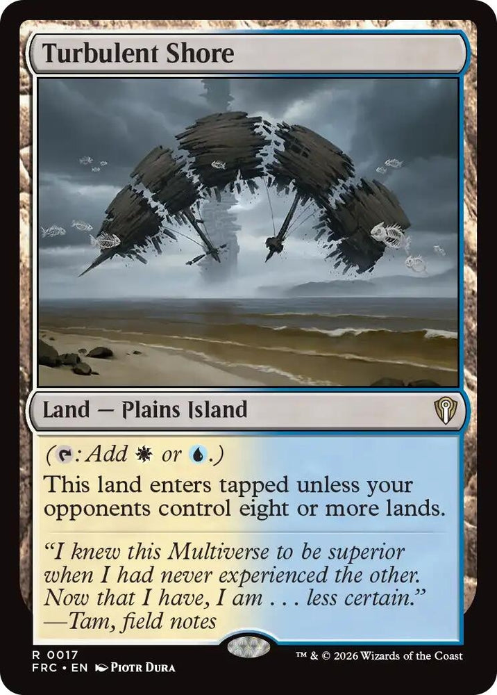 Image for Turbulent Shore [Commander: Reality Fracture] (FRC) - Magic: The Gathering