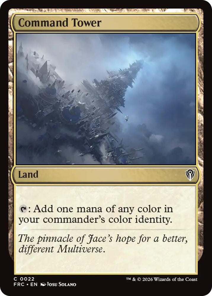 Image for Command Tower [Commander: Reality Fracture] (FRC) - Magic: The Gathering