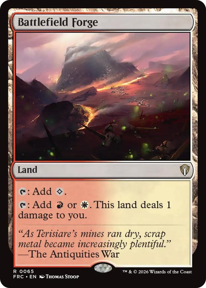 Image for Battlefield Forge [Commander: Reality Fracture] (FRC) - Magic: The Gathering