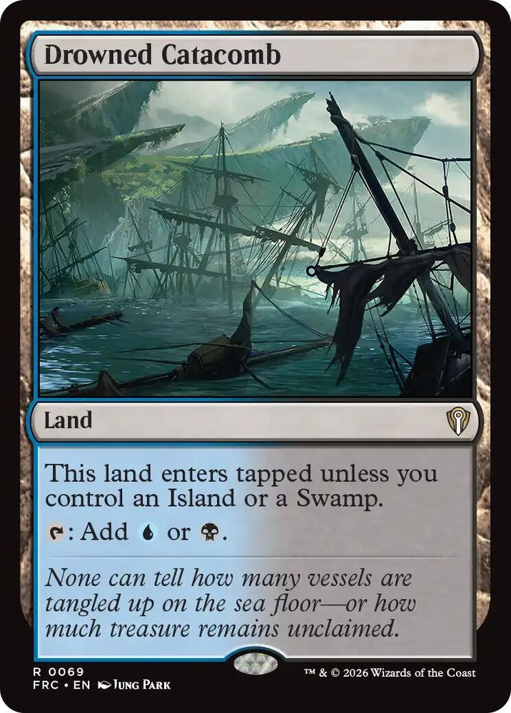 Image for Drowned Catacomb [Commander: Reality Fracture] (FRC) - Magic: The Gathering