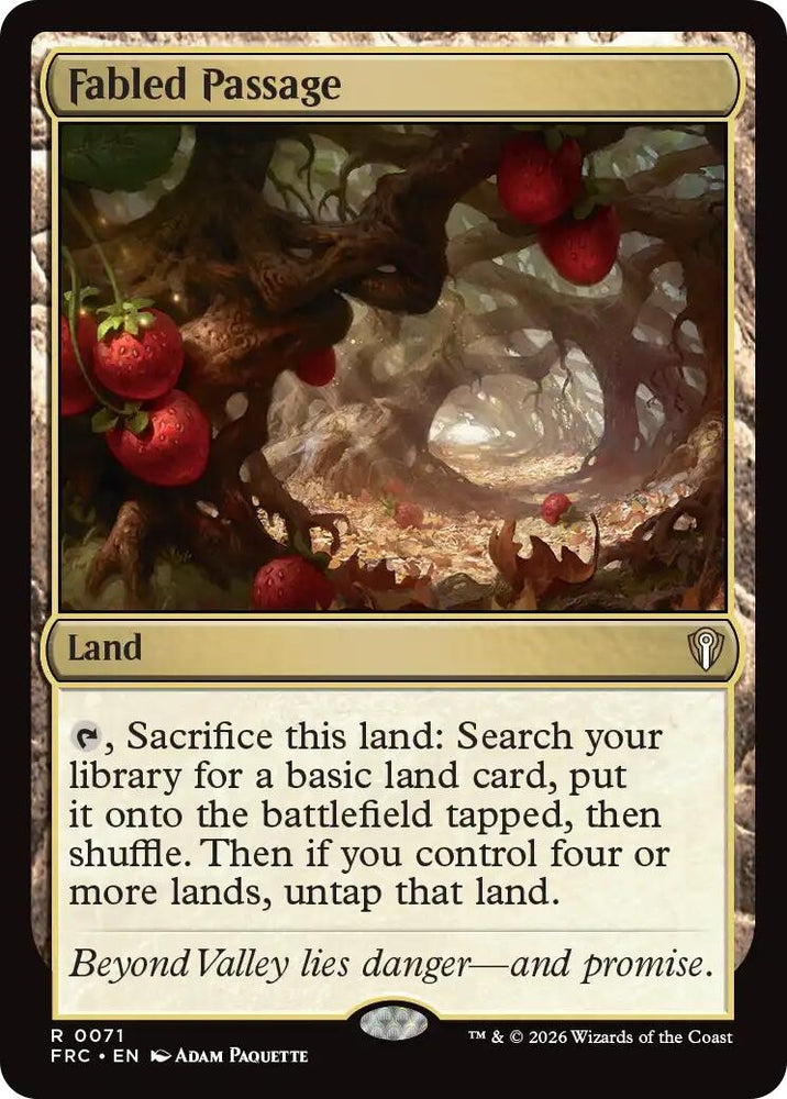 Image for Fabled Passage [Commander: Reality Fracture] (FRC) - Magic: The Gathering
