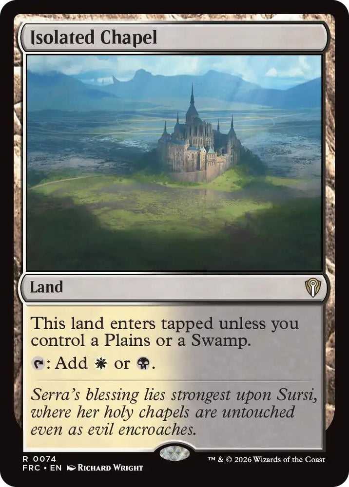 Image for Isolated Chapel [Commander: Reality Fracture] (FRC) - Magic: The Gathering