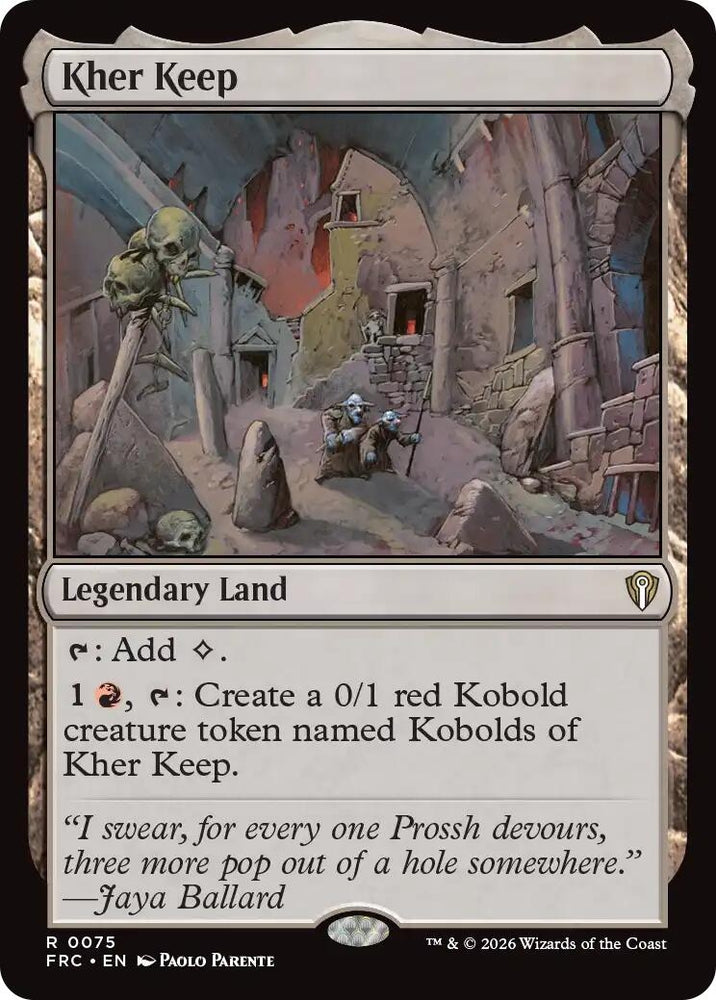 Image for Kher Keep [Commander: Reality Fracture] (FRC) - Magic: The Gathering