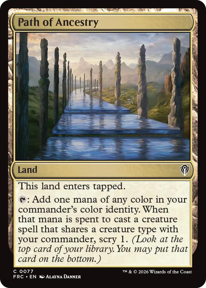 Image for Path of Ancestry [Commander: Reality Fracture] (FRC) - Magic: The Gathering
