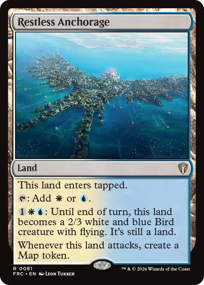 Image for Restless Anchorage [Commander: Reality Fracture] (FRC) - Magic: The Gathering