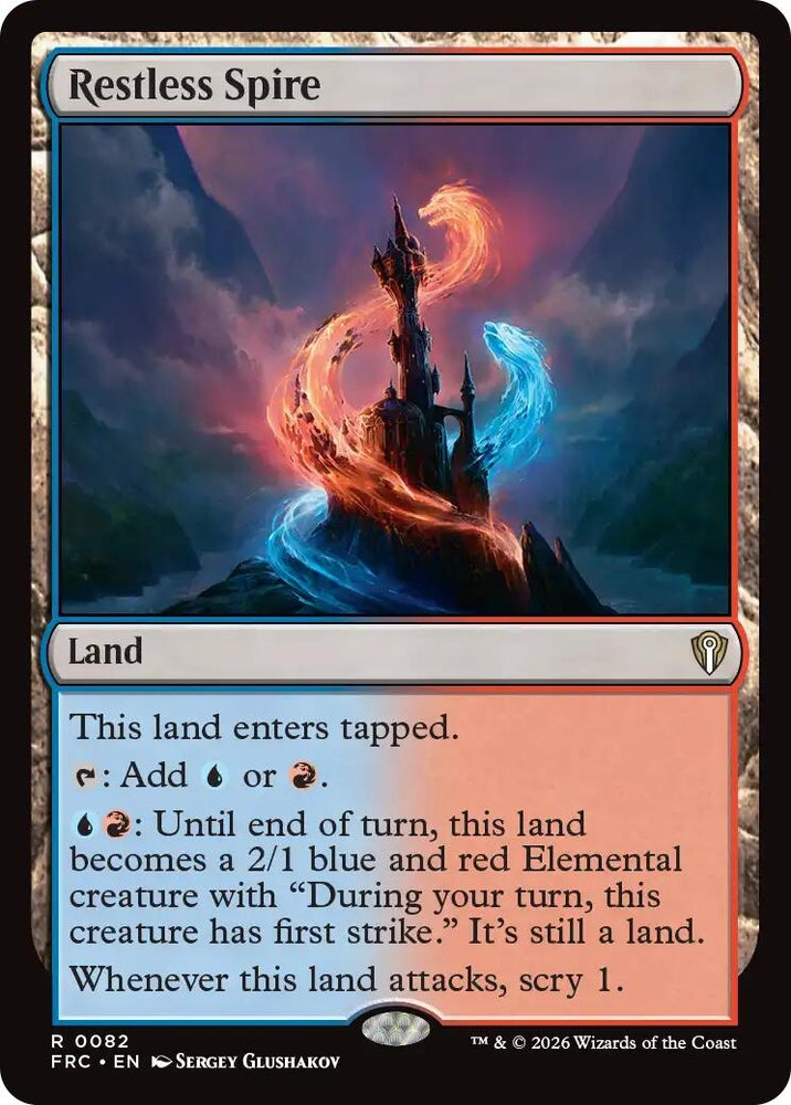 Image for Restless Spire [Commander: Reality Fracture] (FRC) - Magic: The Gathering