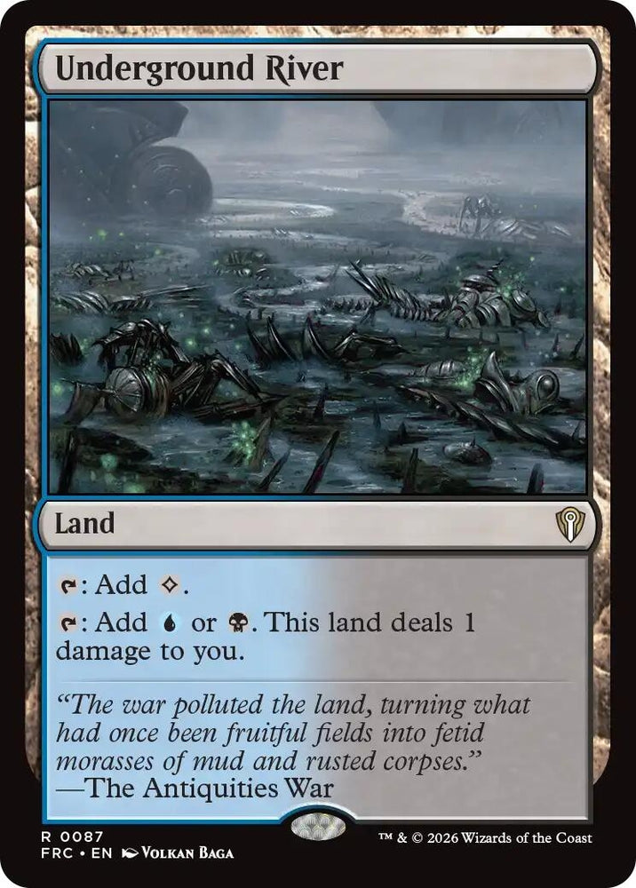 Image for Underground River [Commander: Reality Fracture] (FRC) - Magic: The Gathering