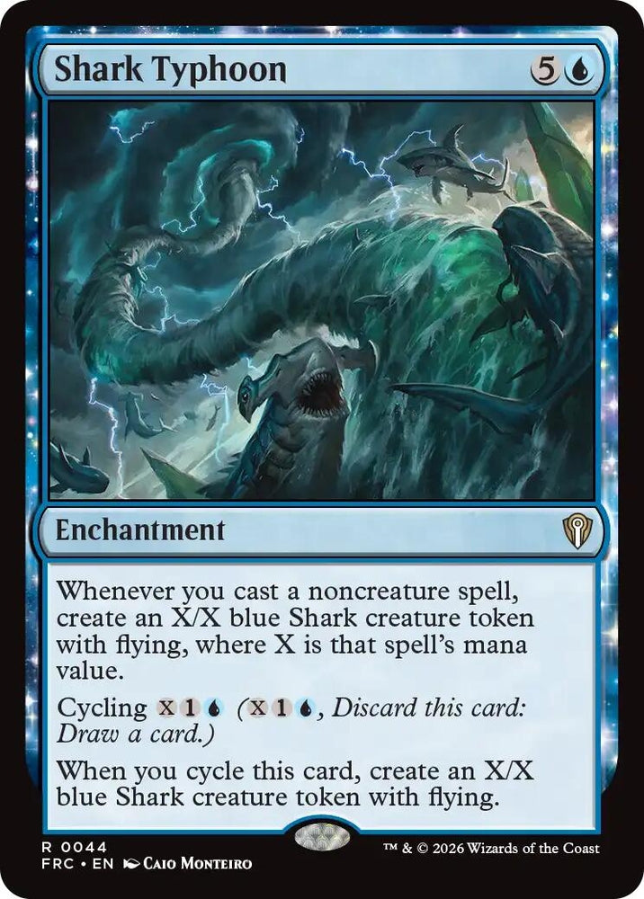 Image for Shark Typhoon [Commander: Reality Fracture] (FRC) - Magic: The Gathering