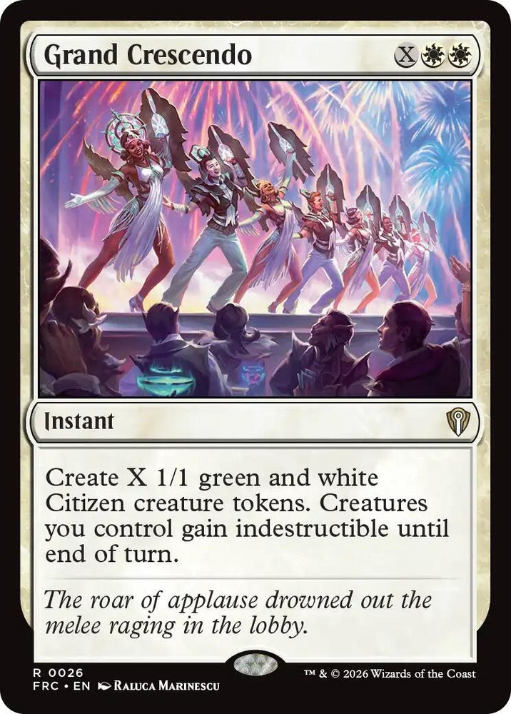 Image for Grand Crescendo [Commander: Reality Fracture] (FRC) - Magic: The Gathering
