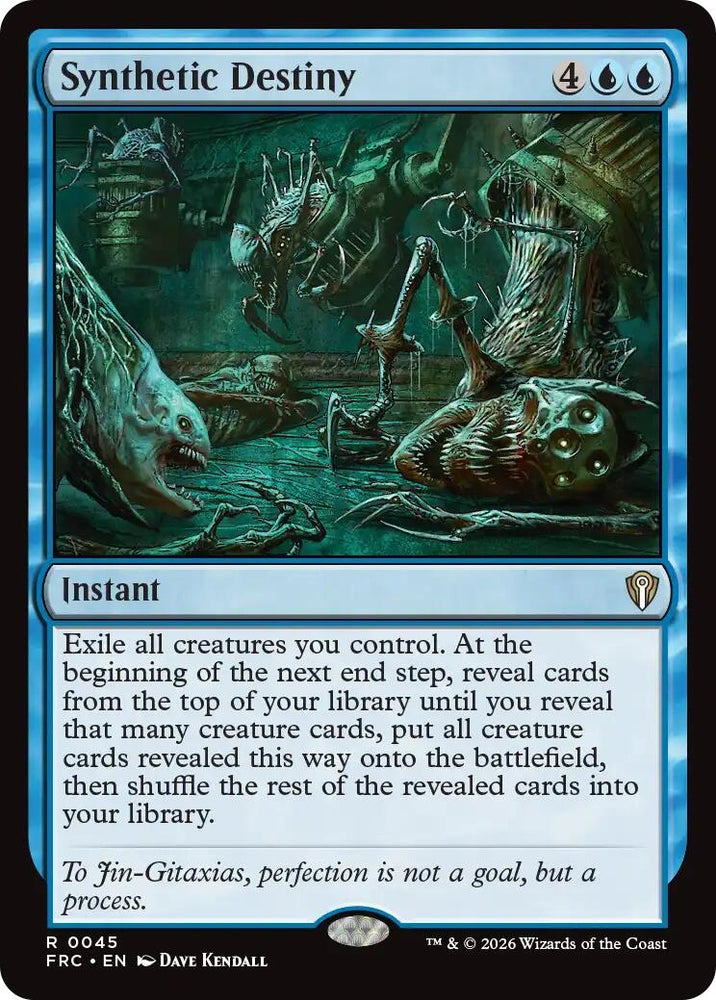 Image for Synthetic Destiny [Commander: Reality Fracture] (FRC) - Magic: The Gathering