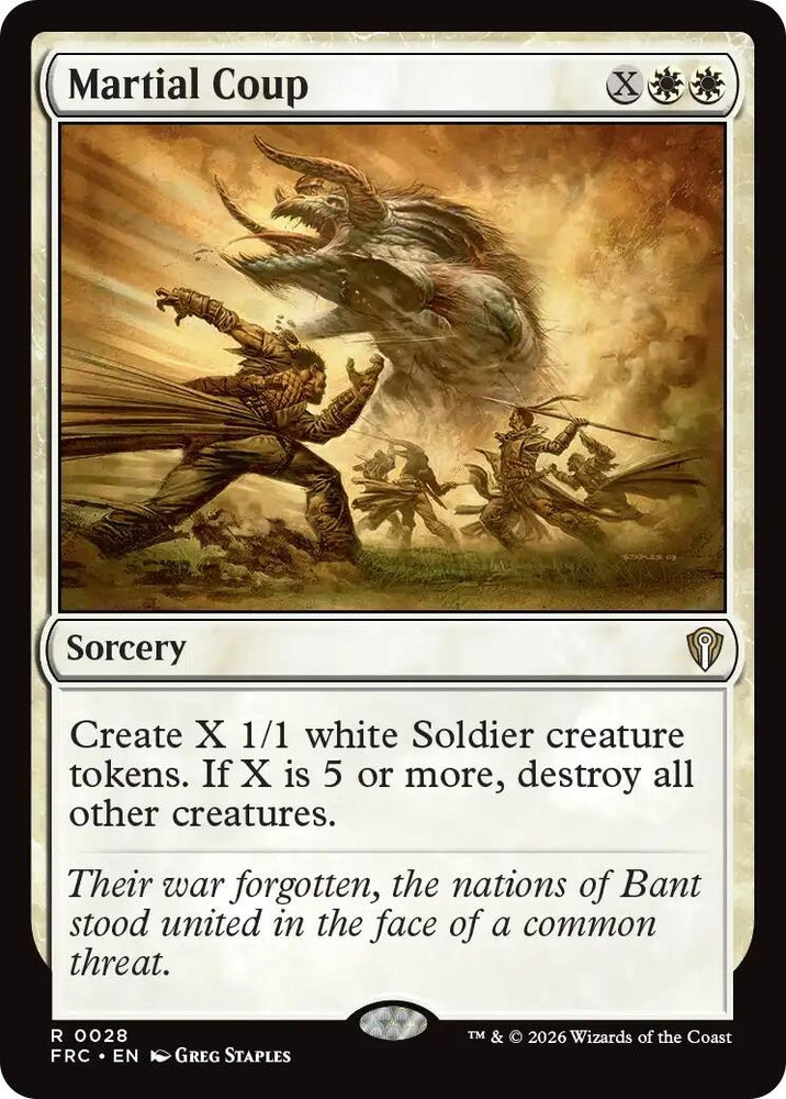 Image for Martial Coup [Commander: Reality Fracture] (FRC) - Magic: The Gathering