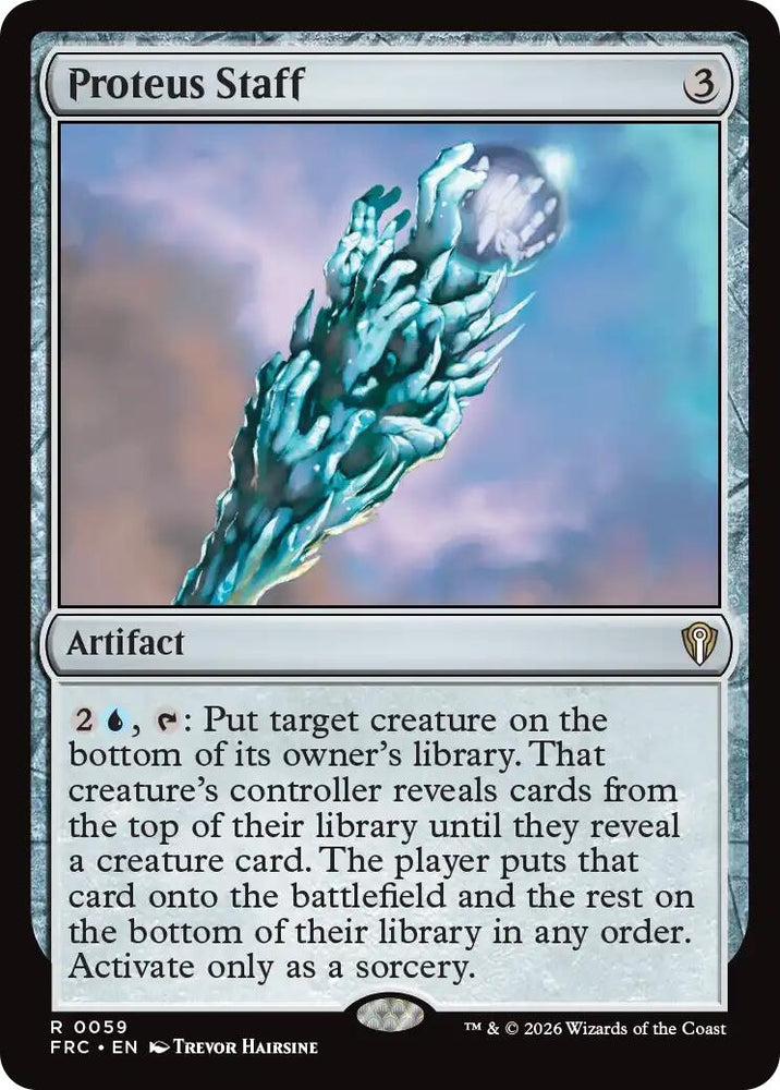 Image for Proteus Staff [Commander: Reality Fracture] (FRC) - Magic: The Gathering
