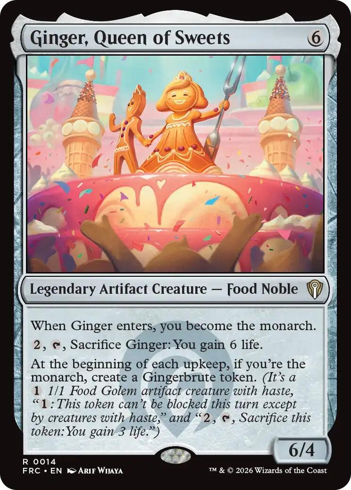 Image for Ginger, Queen of Sweets [Commander: Reality Fracture] (FRC) - Magic: The Gathering