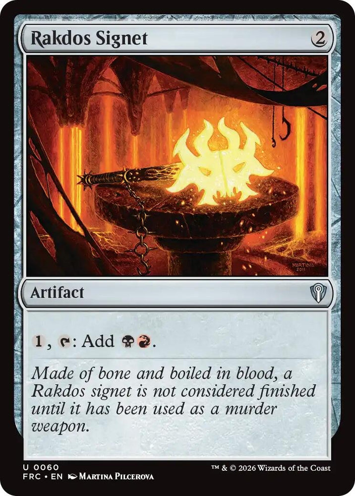 Image for Rakdos Signet [Commander: Reality Fracture] (FRC) - Magic: The Gathering