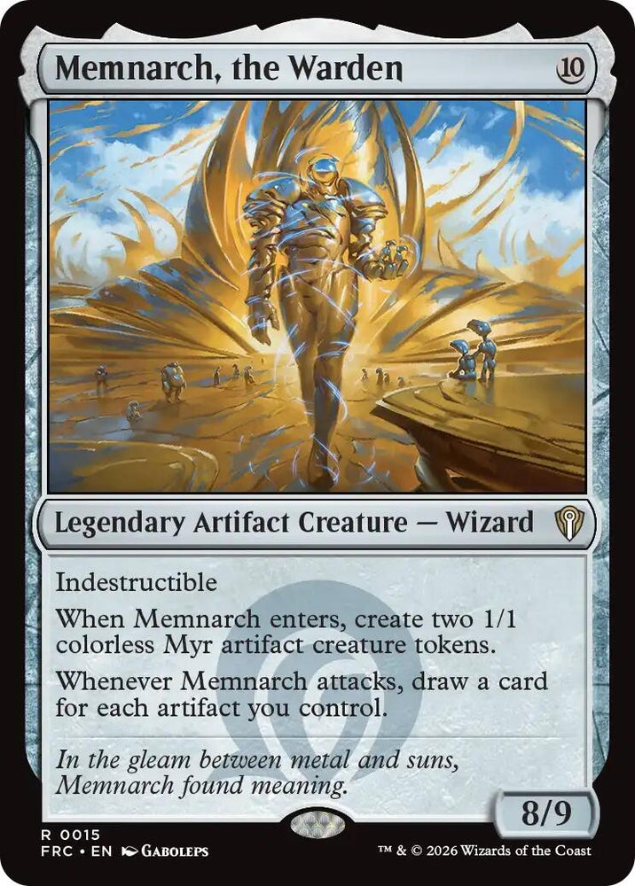 Image for Memnarch, the Warden [Commander: Reality Fracture] (FRC) - Magic: The Gathering
