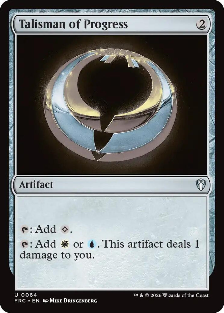 Image for Talisman of Progress [Commander: Reality Fracture] (FRC) - Magic: The Gathering
