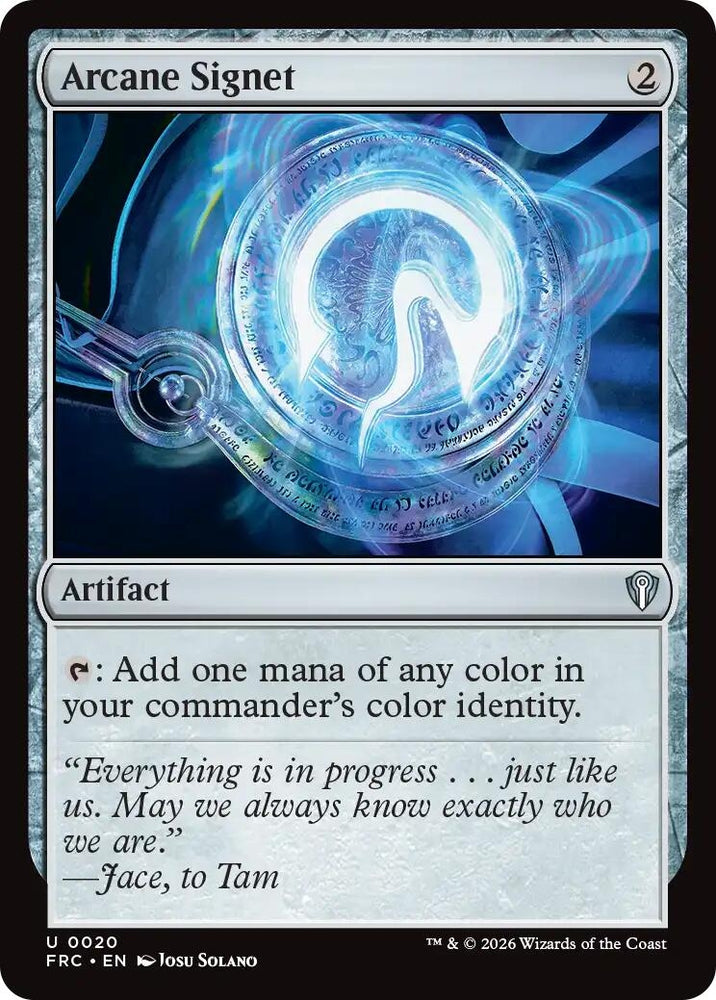 Image for Arcane Signet [Commander: Reality Fracture] (FRC) - Magic: The Gathering