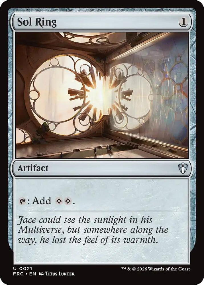 Image for Sol Ring [Commander: Reality Fracture] (FRC) - Magic: The Gathering