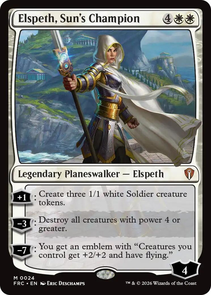 Image for Elspeth, Sun's Champion [Commander: Reality Fracture] (FRC) - Magic: The Gathering