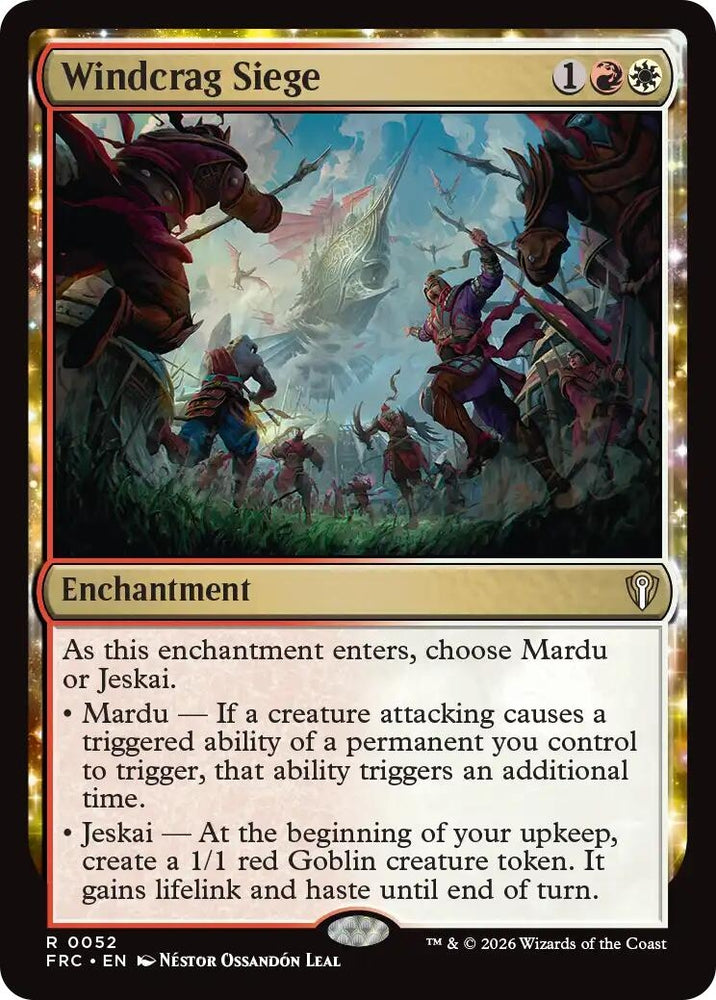 Image for Windcrag Siege [Commander: Reality Fracture] (FRC) - Magic: The Gathering