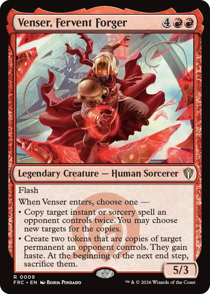 Image for Venser, Fervent Forger [Commander: Reality Fracture] (FRC) - Magic: The Gathering