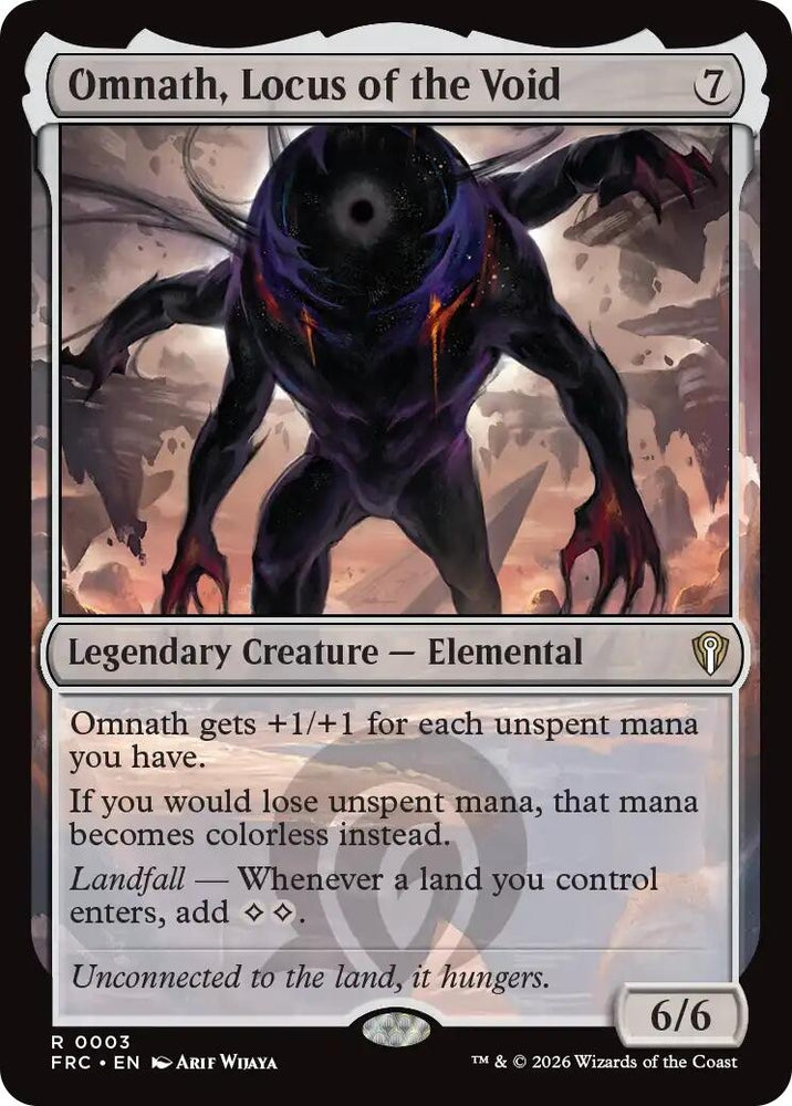 Image for Omnath, Locus of the Void [Commander: Reality Fracture] (FRC) - Magic: The Gathering