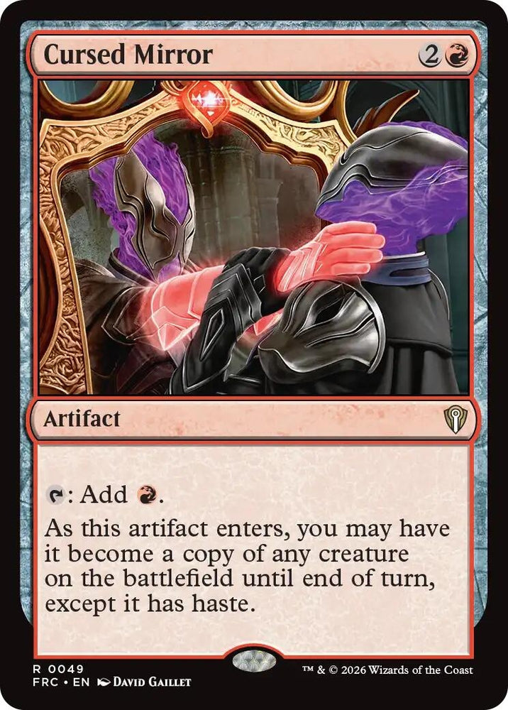 Image for Cursed Mirror [Commander: Reality Fracture] (FRC) - Magic: The Gathering