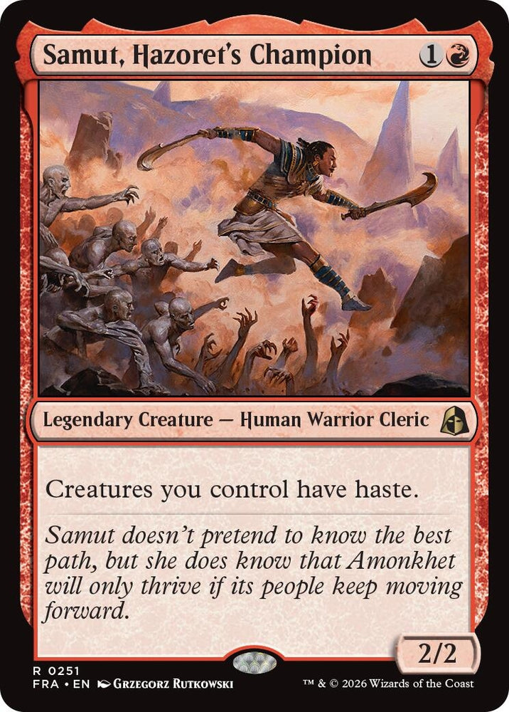 Image for Samut, Hazoret's Champion (251) [Reality Fracture] (FRA) - Magic: The Gathering
